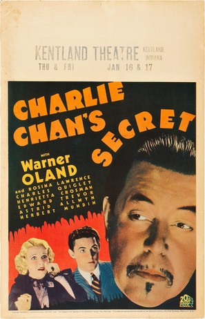 Charlie Chan&#039;s Secret - Movie Poster (thumbnail)