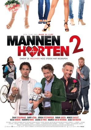 Mannenharten 2 - Dutch Movie Poster (thumbnail)