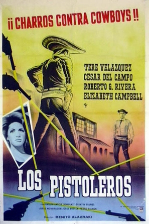 Los pistoleros - Mexican Movie Poster (thumbnail)