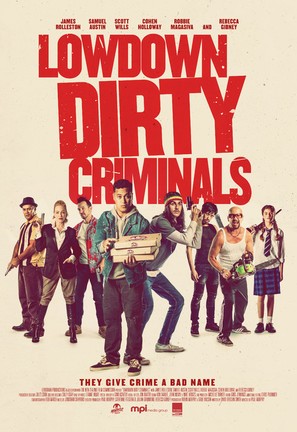 Lowdown Dirty Criminals - New Zealand Movie Poster (thumbnail)
