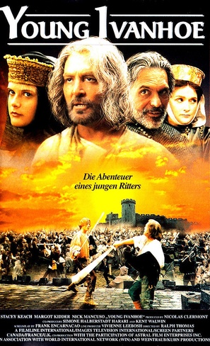 Young Ivanhoe - German VHS movie cover (thumbnail)