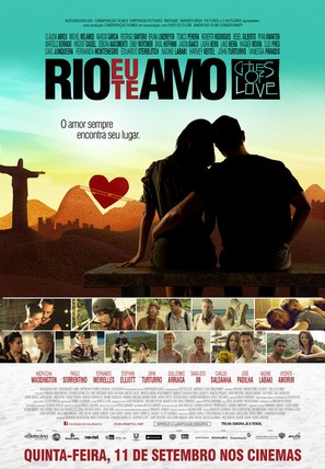 Rio, Eu Te Amo - Brazilian Movie Poster (thumbnail)