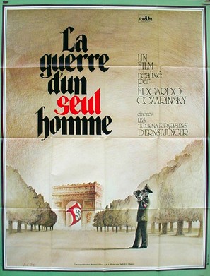 La guerre d&#039;un seul homme - French Movie Poster (thumbnail)