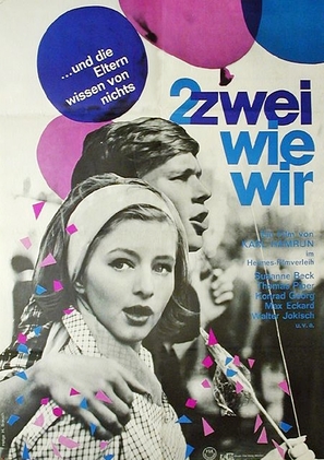 Zwei wie wir... und die Eltern wissen von nichts - German Movie Poster (thumbnail)