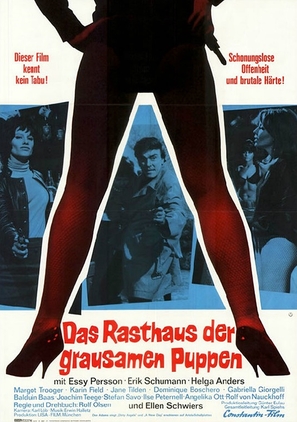 Das Rasthaus der grausamen Puppen - German Movie Poster (thumbnail)