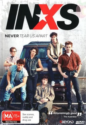 &quot;Never Tear Us Apart: The Untold Story of INXS&quot; - Australian DVD movie cover (thumbnail)