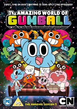 &quot;The Amazing World of Gumball&quot; - British DVD movie cover (thumbnail)