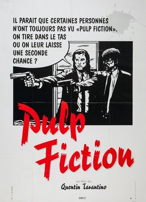 Pulp Fiction - French Movie Poster (thumbnail)