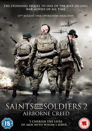 Saints and Soldiers: Airborne Creed - British DVD movie cover (thumbnail)