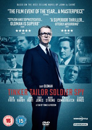 Tinker Tailor Soldier Spy - British DVD movie cover (thumbnail)