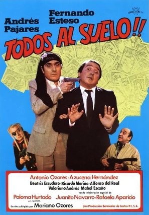 Todos al suelo - Spanish Movie Poster (thumbnail)