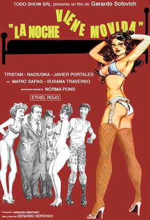 La noche viene movida - Argentinian Movie Poster (thumbnail)