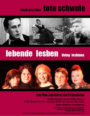 Tote Schwule - Lebende Lesben - German Theatrical movie poster (thumbnail)