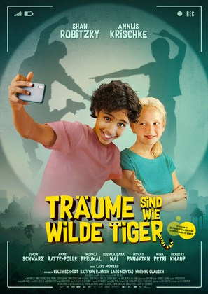 Tr&auml;ume sind wie wilde Tiger - German Movie Poster (thumbnail)