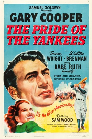 The Pride of the Yankees - Re-release movie poster (thumbnail)