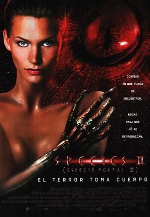 Species II - Spanish Movie Poster (thumbnail)