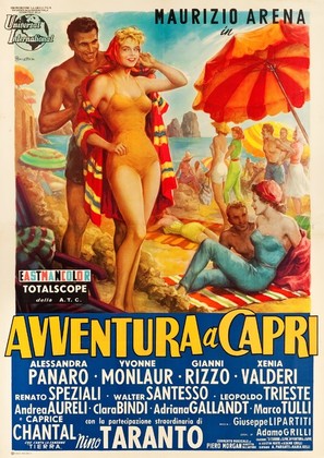 Avventura a Capri - Italian Movie Poster (thumbnail)