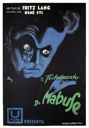 Das Testament des Dr. Mabuse - Spanish Movie Poster (thumbnail)