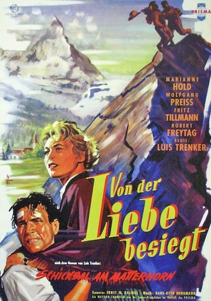 Von der Liebe besiegt - German Movie Poster (thumbnail)