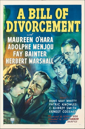 A Bill of Divorcement - Movie Poster (thumbnail)