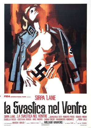 La svastica nel ventre - Italian Movie Poster (thumbnail)