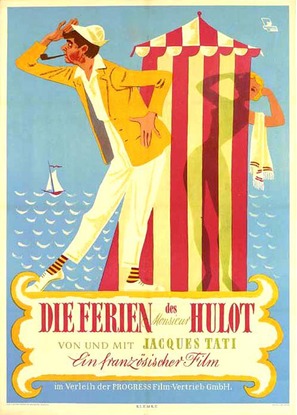 Les vacances de Monsieur Hulot - German Movie Poster (thumbnail)