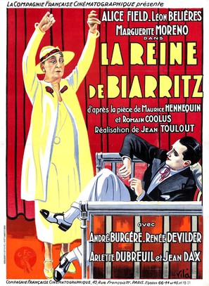 La reine de Biarritz - French Movie Poster (thumbnail)