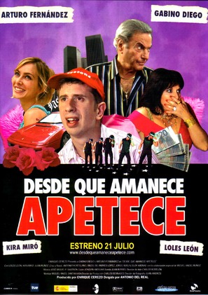 Desde que amanece apetece - Spanish Movie Poster (thumbnail)