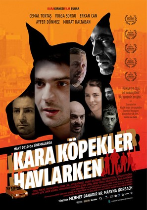 Kara k&ouml;pekler havlarken - Turkish Movie Poster (thumbnail)