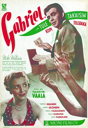 Gabriel, tule takaisin - Finnish Movie Poster (thumbnail)