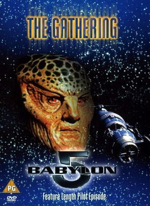 Babylon 5: The Gathering - British DVD movie cover (thumbnail)