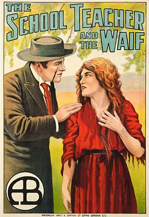 The School Teacher and the Waif Poster