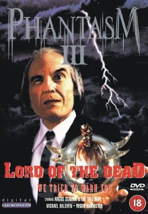 Phantasm III: Lord of the Dead - British DVD movie cover (thumbnail)