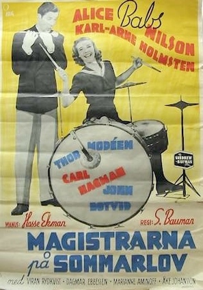 Magistrarna p&aring; sommarlov - Swedish Movie Poster (thumbnail)