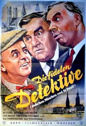 Die fidelen Detektive - German Movie Poster (thumbnail)