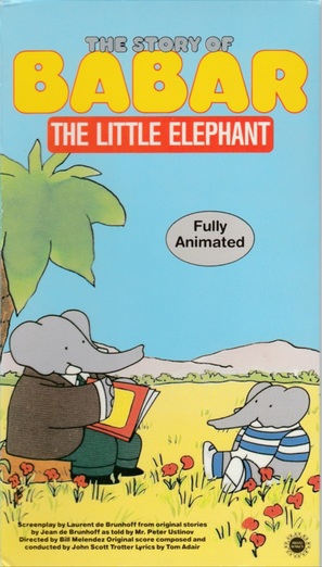The Story of Babar, the Little Elephant - VHS movie cover (thumbnail)