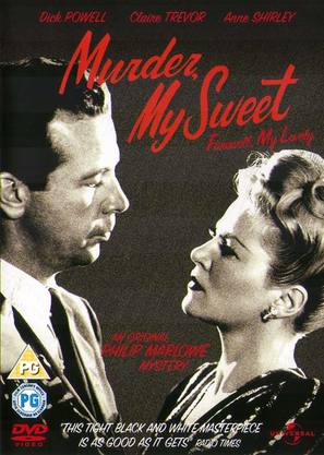 Murder, My Sweet - British DVD movie cover (thumbnail)