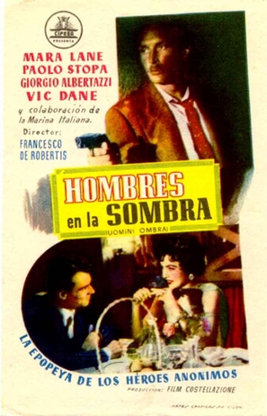 Uomini ombra - Spanish Movie Poster (thumbnail)