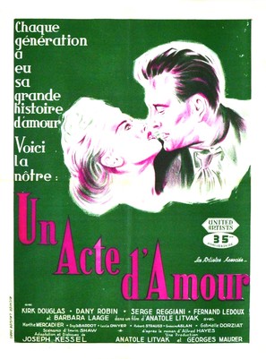 Un acte d&#039;amour - French Movie Poster (thumbnail)