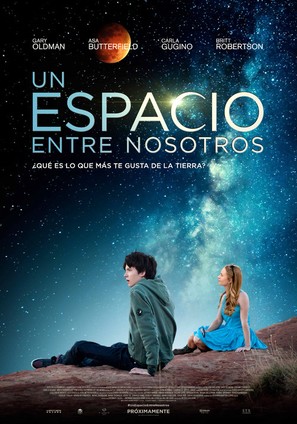 The Space Between Us - Spanish Movie Poster (thumbnail)
