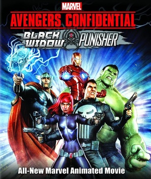 Avengers Confidential: Black Widow &amp; Punisher - Blu-Ray movie cover (thumbnail)