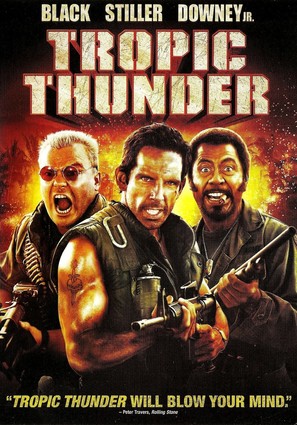 Tropic Thunder - DVD movie cover (thumbnail)
