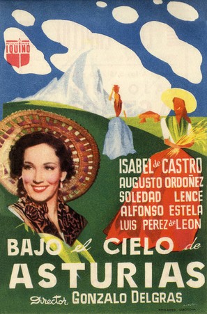 Bajo el cielo de Asturias - Spanish Movie Poster (thumbnail)