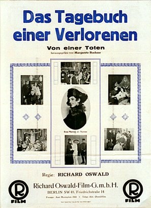 Das Tagebuch einer Verlorenen - German Movie Poster (thumbnail)