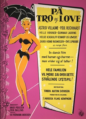 P&aring; tro og love - Danish Movie Poster (thumbnail)