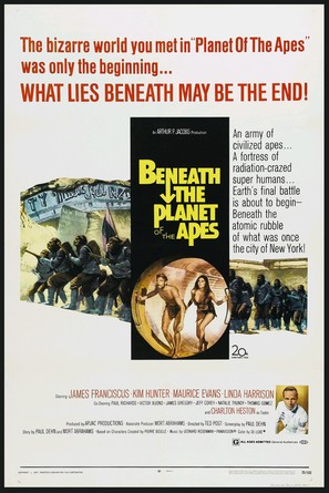 Beneath the Planet of the Apes - Movie Poster (thumbnail)