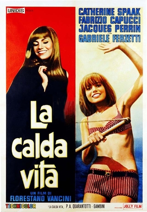 La calda vita - Italian Movie Poster (thumbnail)