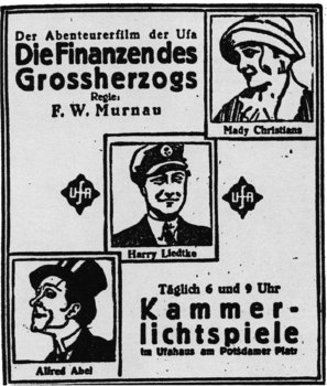 Die Finanzen des Gro&szlig;herzogs - German Movie Poster (thumbnail)