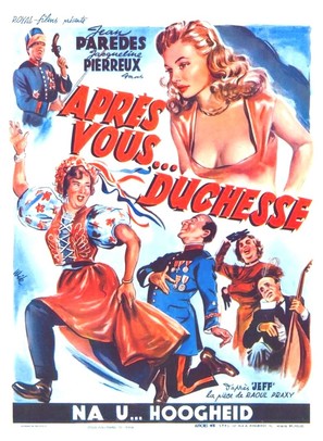 Apr&egrave;s vous, duchesse - French Movie Poster (thumbnail)