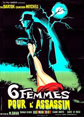 Sei donne per l&#039;assassino - French Movie Poster (thumbnail)